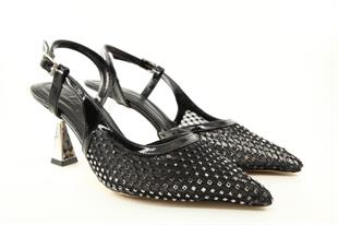 Feles 077-1128-19 Siyah Kadın Topuklu Ayakkabı