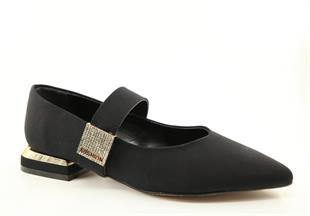 Feles 077-608-105 Siyah Kadın Topuklu Ayakkabı