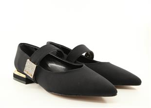 Feles 077-608-105 Siyah Kadın Topuklu Ayakkabı