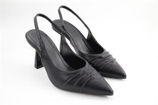 Feles 083-807 Siyah Kadın Topuklu Ayakkabı