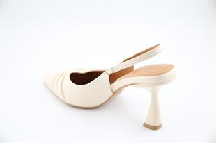 Feles 083-807 Ten Rengi Kadın Topuklu Ayakkabı