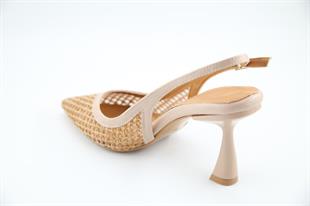 Feles 083-875 Nut Kadın Topuklu Ayakkabı