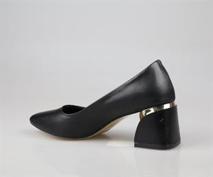 Feles 090-B05025 Siyah Kadın Topuklu Ayakkabı