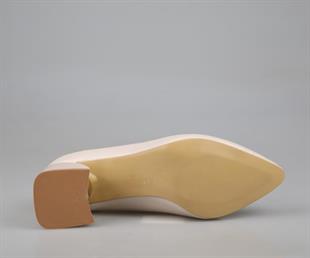 Feles 090-B05025 Ten Rengi Kadın Topuklu Ayakkabı