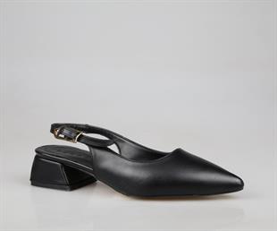 Feles 110-303 Siyah Kadın Topuklu Ayakkabı