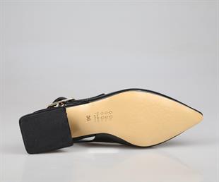 Feles 110-303 Siyah Kadın Topuklu Ayakkabı