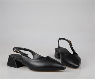 Feles 110-303 Siyah Kadın Topuklu Ayakkabı