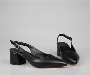 Feles 110-420 Siyah Kadın Topuklu Ayakkabı