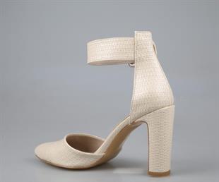 Feles 121-319 Ten Rugan Kadın Topuklu Ayakkabı