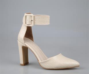 Feles 121-319 Ten Rugan Kadın Topuklu Ayakkabı