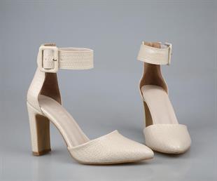 Feles 121-319 Ten Rugan Kadın Topuklu Ayakkabı