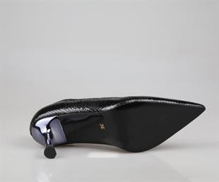 Feles 129-1053 Siyah Kadın Topuklu Ayakkabı