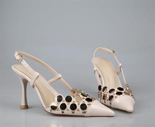 Feles 129-1302 Ten Rugan Kadın Topuklu Ayakkabı