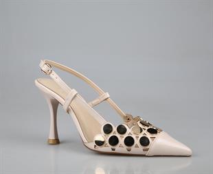 Feles 129-1302 Ten Rugan Kadın Topuklu Ayakkabı