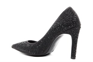 Feles 129-1915 Siyah Kadın Topuklu Ayakkabı