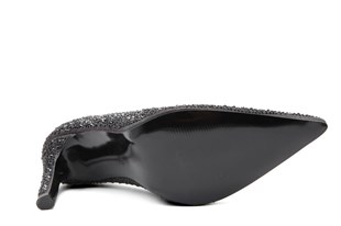 Feles 129-1915 Siyah Kadın Topuklu Ayakkabı