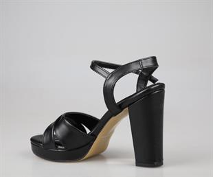 Feles 138-308 Siyah Kadın Topuklu Ayakkabı