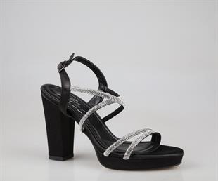 Feles 138-392 Siyah Kadın Topuklu Ayakkabı