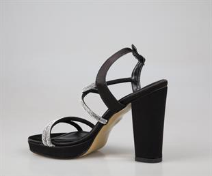 Feles 138-392 Siyah Kadın Topuklu Ayakkabı