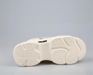 GUJA 24k302 Dolgu Topuk Bej Kadın Sneakers