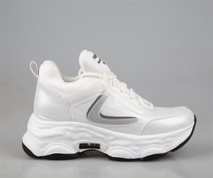 GUJA 24k302 Dolgu Topuk Beyaz Kadın Sneakers