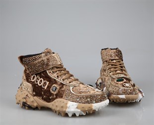 GUJA 24k351 Boğazlı Camel Kadın Sneakers