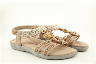 GUJA 25y129-2 Bej Çocuk Sandalet