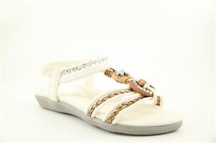 GUJA 25y129-2 Beyaz Çocuk Sandalet