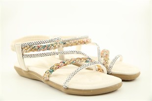 GUJA 25y156-4 Beyaz Çocuk Sandalet