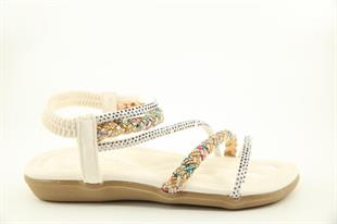 GUJA 25y156-4 Beyaz Çocuk Sandalet