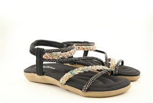 GUJA 25y156-4 Siyah Çocuk Sandalet