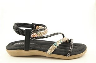 GUJA 25y156-4 Siyah Çocuk Sandalet