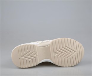 GUJA 25y300-14 Dolgu Topuk Bej Kadın Sneakers