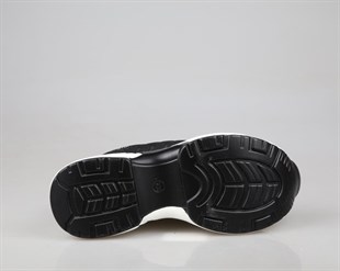 GUJA 25y300-14 Dolgu Topuk Siyah Kadın Sneakers