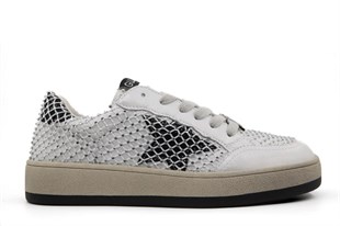 GUJA 26y374 Beyaz-Siyah Kadın Sneakers