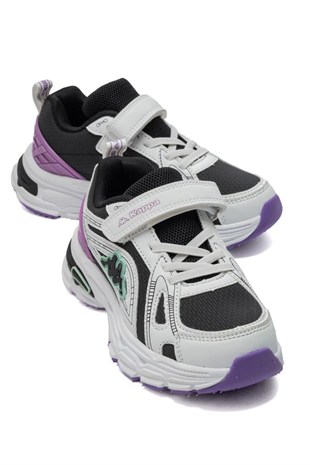Kappa 4061 Siyah-Beyaz Çocuk Sneakers