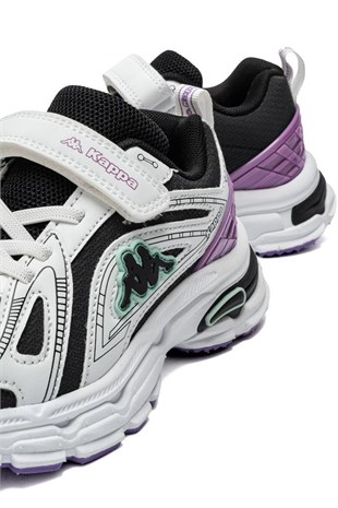 Kappa 4061 Siyah-Beyaz Çocuk Sneakers