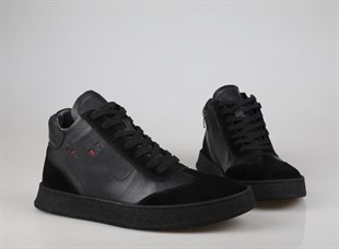 King West 23102 Siyah Suet Erkek Bot