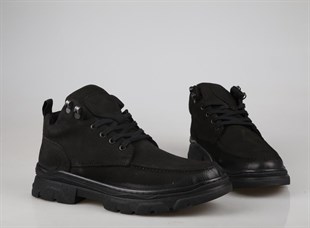 King West 24020 Siyah Nubuk Erkek Bot