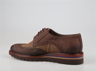 King West 5004-3 Kahve Nubuk Erkek Günlük Ayakkabı