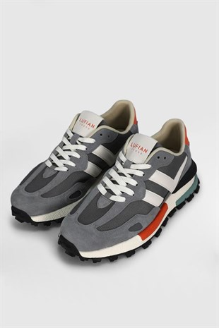 Lufian Auke Gri Erkek Sneakers