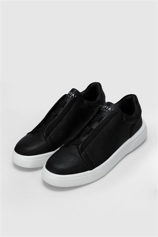 Lufian Dante Siyah-Beyaz Erkek Sneakers