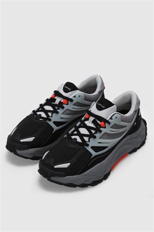 Lufian Edwin Siyah Erkek Sneakers