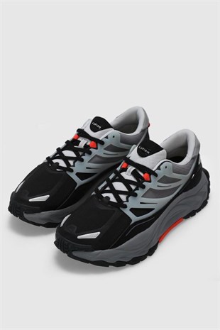 Lufian Edwin Siyah Erkek Sneakers