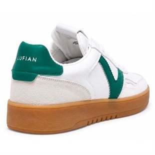 Lufian Elsa Beyaz Yeşil Unisex Sneakers