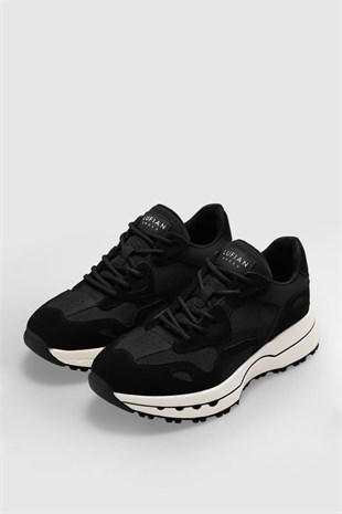 Lufian Graham Siyah Erkek Sneakers