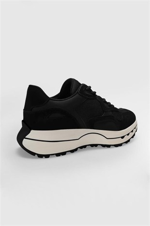Lufian Graham Siyah Erkek Sneakers