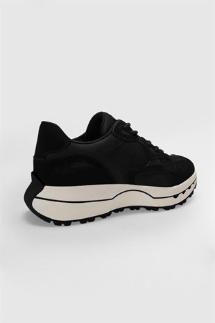 Lufian Graham Siyah Erkek Sneakers