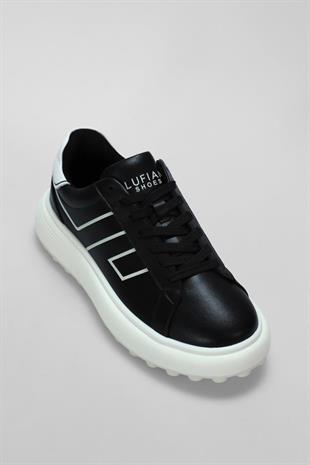 Lufian Harold Siyah Erkek Sneakers