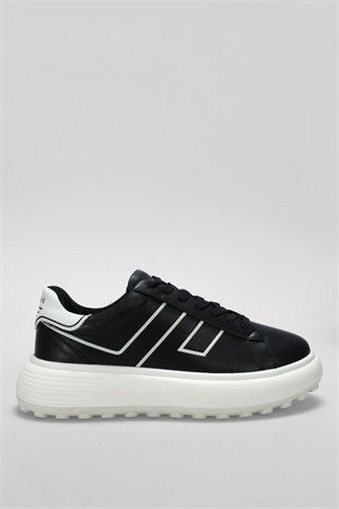 Lufian Harold Siyah Erkek Sneakers